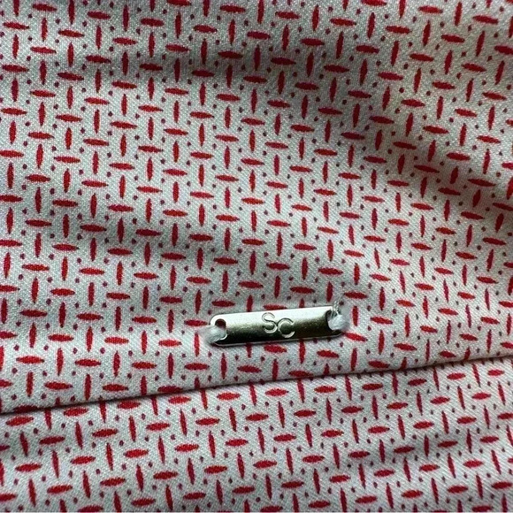 S.C. & CO. Activewear Skort Peach/Red/White Side Splits Pockets Women’s XL New - Picture 3 of 10